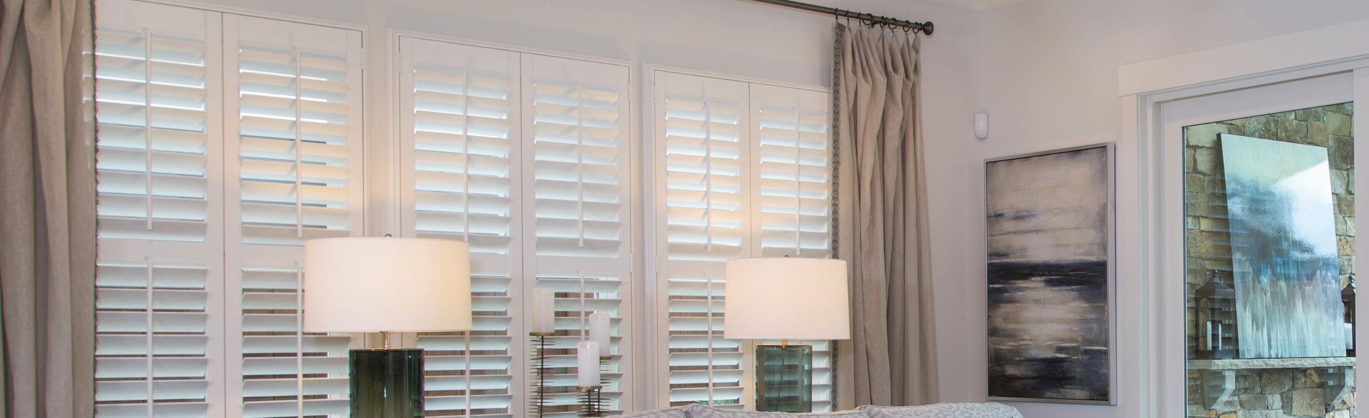 Interior Shutters in Living Room