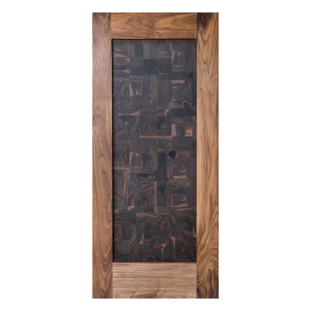 End Grain Mosaic Barn Door