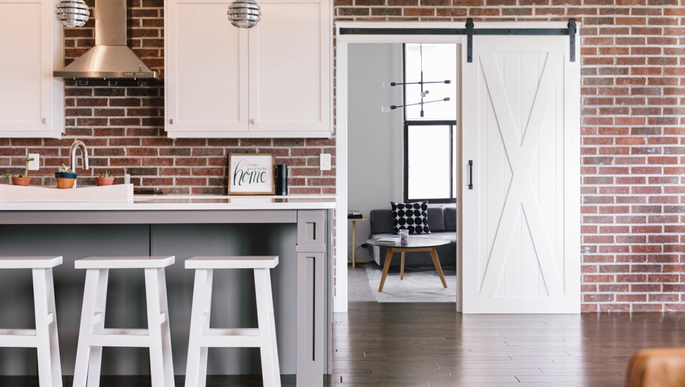 Sunburst is Cincinnati's Home for Stylish Barn Doors Cincinnati brick wall barn door