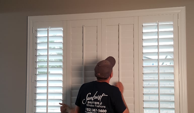 Plantation shutters are a great option when you are ready to replace your blinds in Cincinnati. Installation of plantation shutters in Cincinnati