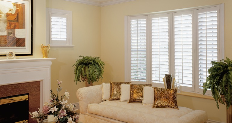 Cincinnati living room shutters